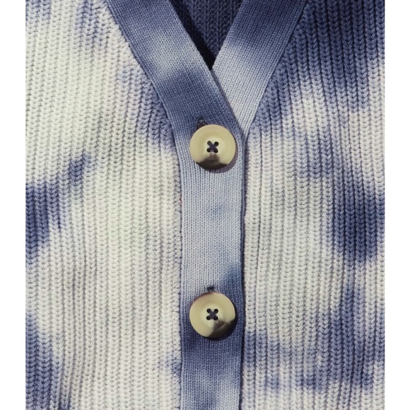 Sugar and jade M tie dye cardigan 20/22 - Picture 2 of 6